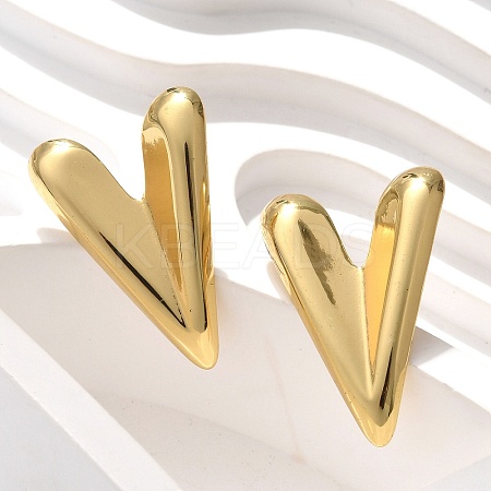304 Stainless Steel Stud Earrings EJEW-U047-19G-1