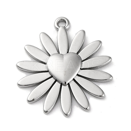 Anti-Tarnish 304 Stainless Steel Pendants STAS-K293-10P-1