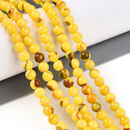 Natural Persian Jade Beads Strands G-A255-A02-04I-1